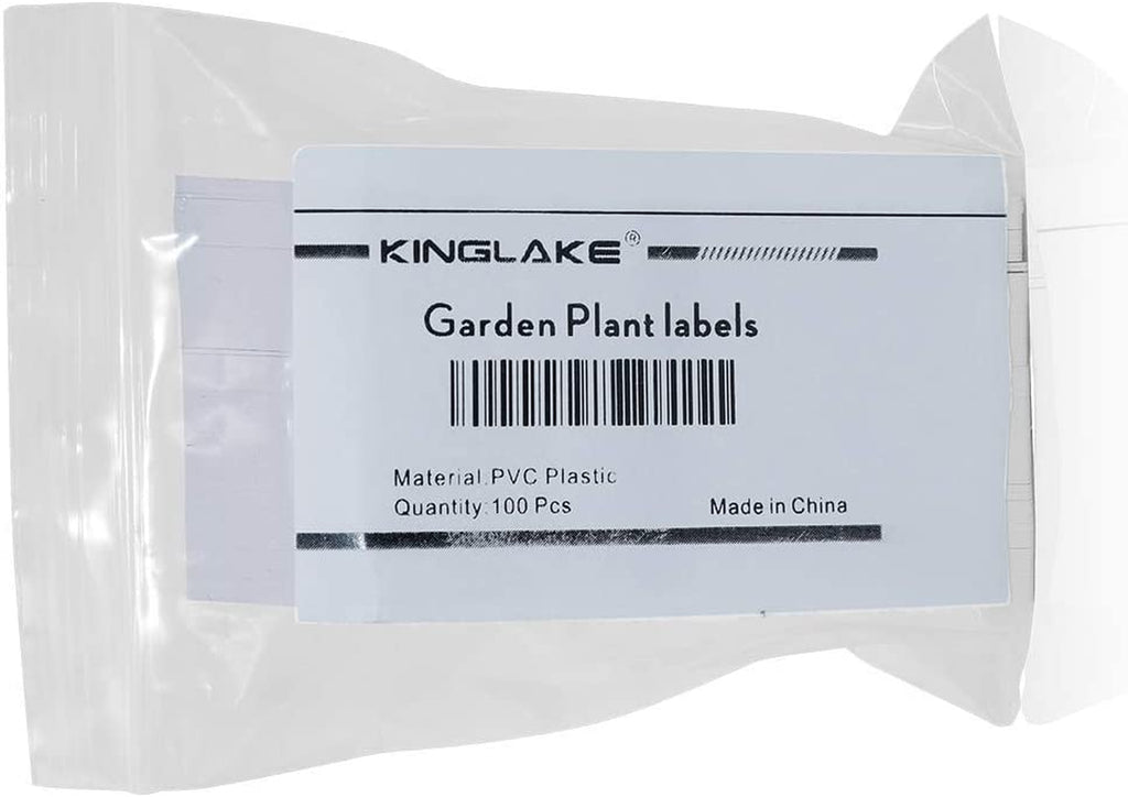 100 Pcs 4 Inch Plastic Plant Garden Labels Pot Marker Nursery Garden Stake Tags White